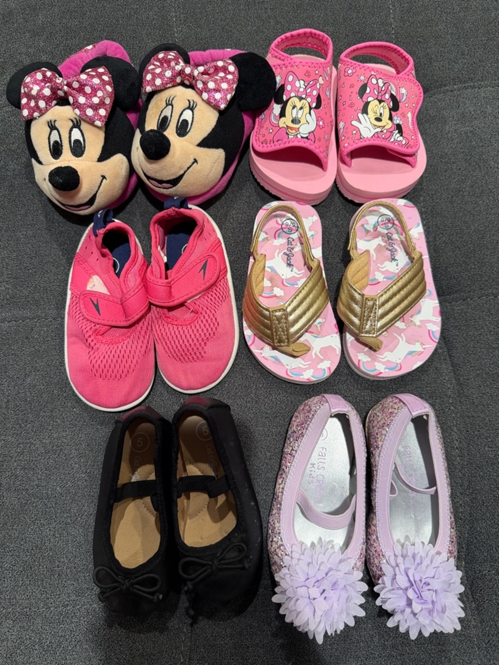 Toddler Girls Shoes-Set of 6